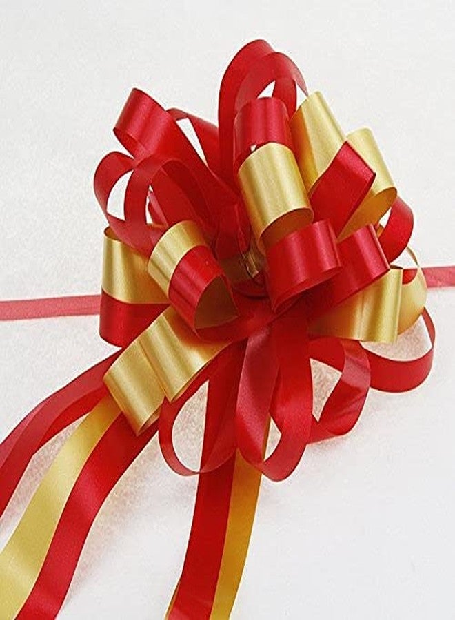 3A Featuretail Multipurpose Plastic Curly Ribbon for Bow Making, Decoration, Gift Packing, DIY Art & Craft (1Inch X 25Mtr Roll) (Golden, 2 Roll) - Image 4